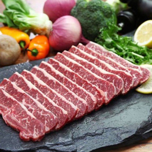 USA LA Galbi (US Short Ribs Bone In) Sliced (per kg)