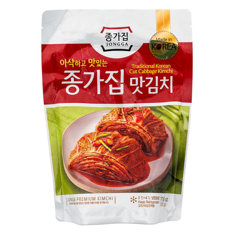 Jongga (Mat Kimchi) Sliced Cabbage Kimchi 500g