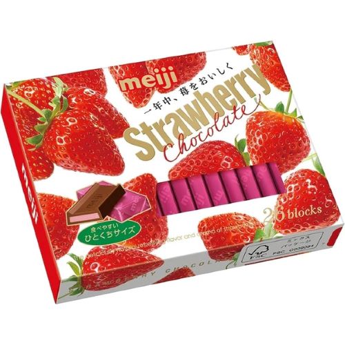 明治　Strawberry chocolate 290個 Strawberry Chocolate - 1004Gourmet.com